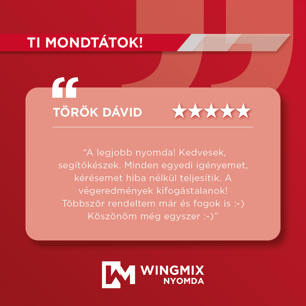 Read more about the article Vélemények rólunk – Mert az elégedettség számít!